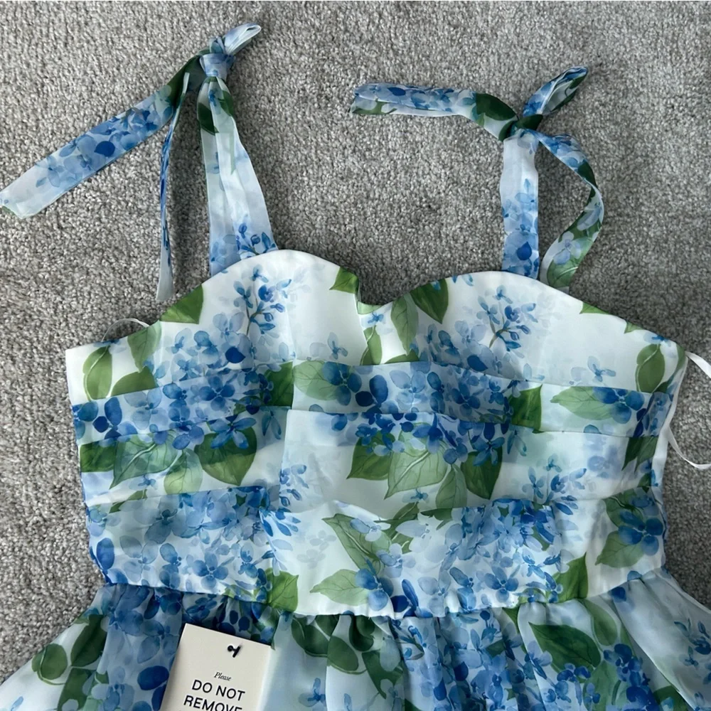 JessaKae Blue Hydrangea Nellie Dress - Picture 7 of 11